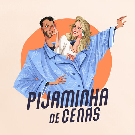 Ana Garcia martins e David Cristina apresentam Pijaminha de Cenas, o Podcast ao vivo e a cores.